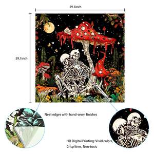 <span class=keywords><strong>Tapisserie</strong></span> <span class=keywords><strong>de</strong></span> champignon <span class=keywords><strong>de</strong></span> qualité en gros, <span class=keywords><strong>tapisserie</strong></span> <span class=keywords><strong>de</strong></span> plante rétro, lune, jardin, galaxie, mur gothique hippie - Product Image 6