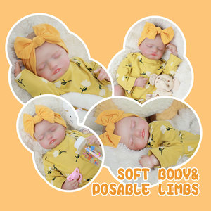 Muñeca Bebé <span class=keywords><strong>Reborn</strong></span> Realista Lifereborn de 20 Pulgadas con <span class=keywords><strong>Ojos</strong></span> <span class=keywords><strong>Cerrados</strong></span>, Muñeco Recién Nacido para Jugar y Regalar - Product Image 6