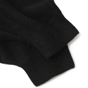 Suéter de Cachemira 100% de Mongolia Interior para Mujer, Talla Grande, Tejido, con Manga Corta - Product Image 6