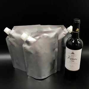 Bolsa de aluminio ecológica, bolsa de sellado térmico, aislamiento de oxígeno, bolsa de pie con boquilla Fpr Champagne Soda Tequila - Product Image 5