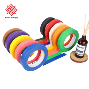 Papier décoratif coloré plissé, résistant à la chaleur, personnalisé, imprimé, écologique, adhésif acrylique, peinture en aérosol, masquage, Baoren - Product Image 4