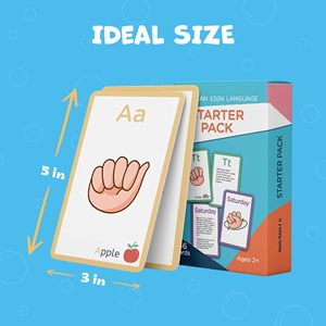 Tarjetas de lenguaje de señas en inglés para niños sordos, incluyen palabras de inicio, vocabulario y palabras de alta frecuencia, personalizables para el cliente - Product Image 2