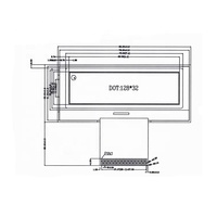 Écran LCD transflectif STN à 7 segments, haute qualité, COG, petit écran, transparence totale, 78x25mm, Golden Vision