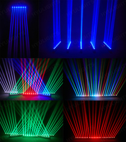 Dmx512 8 Eye 8X12W Rgbw 4In1 Led Faisceau Tête Mobile Éclairage pour Scène Dj Disco Ktv Discothèque Scène