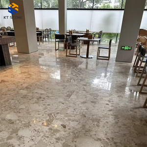 KT STONE Marmo Crema Oro Versailles con Venature Dorate, Stile Classico Francese per Pavimenti di Soggiorno, Lampadari e Ambienti di Lusso - Product Image 5