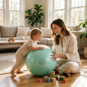 Ballon de grossesse et d'accouchement en PVC extra épais, ballon de yoga et de massage pour la maternité, anti-éclatement, antidérapant, stabilité 440LB - Product Image 5