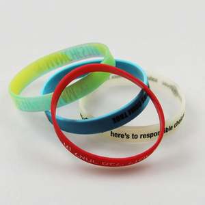 Pulsera de Silicona Ecológica con Logotipo Personalizado, Venta Directa de Fábrica para Publicidad, Envío Gratuito, Sin Pulseras Promocionales - Product Image 5