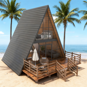 Cabane de plage moderne modulaire en <span class=keywords><strong>bois</strong></span>, <span class=keywords><strong>chalet</strong></span> préfabriqué, maison préfabriquée pour solutions de projet - Product Image 5