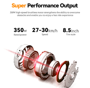 Hot Selling 350W Digital Sensor Waterproof for App Control Foldable <b>Electric</b> <b>Scooter</b> Lithium Battery Aluminum Frame - Product Image 2