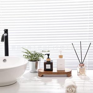 Wooden <b>desktop</b> <b>shelf</b>, home aromatherapy essential oil storage rack, solid wood movable pothos base, figurine display rack - Product Image 2