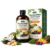 Ramuan Herbal Penunjang Imunitas Antioksidan Dewasa OEM, Campuran Sirih Duri, Biji Hitam, Jahe, Jeruk, dan Rasa Berry Asli