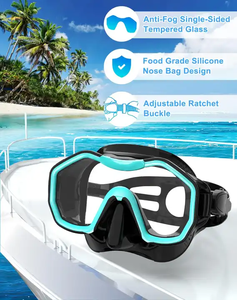 Máscara de buceo de visión clara Equipo de esnórquel <span class=keywords><strong>Us</strong></span> <span class=keywords><strong>Divers</strong></span> Equipo de esnórquel Juego de equipo de buceo Plegable Dry-Top Anti-Splash <span class=keywords><strong>Snorkel</strong></span> Set - Product Image 5