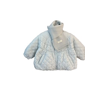 Child Star Circle Baby Cotton-padded Jacket Thickening Fleece Lining Windproof Girls Autumn Winter Outerwear - Product Image 5