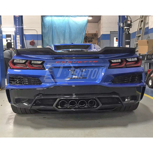 Alerón Trasero de Fibra de Carbono Estilo 5V5 para Chevrolet Corvette C8 Z06 Z07 2020-2026 - Product Image 3