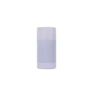 50 Ml Groothandel Op Maat Gemaakte Lege Biologisch Afbreekbare Tarwestro Pcr Twist Up Deodorant Stick Container Ronde Buis Verpakking