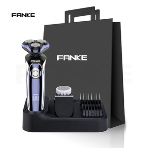 ماكينة حلاقة كهربائية احترافية للرجال فانكي FK-8600، طقم العناية الشخصية للرجال قابل لإعادة الشحن وقابل للغسل للاستخدام الرطب والجاف، أفضل طقم حلاقة للرجال - Product Image 1
