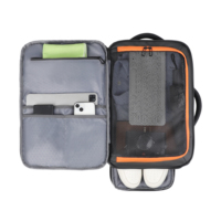Sac à dos intelligent multifonctionnel pour ordinateur portable, extensible, durable, imperméable, grande capacité 39L, 17 pouces, personnalisable OEM pour voyages en extérieur