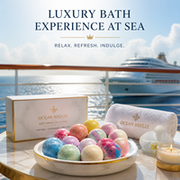 Lot de bombes de bain en gros avec bombes de bain au sel naturel pour les boutiques asiatiques, les navires de croisière, les spas et les équipements de cabine