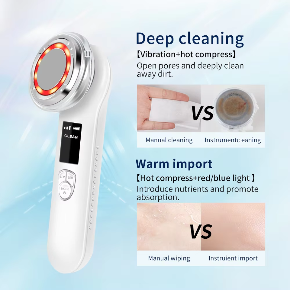 High-quality Household LCD Screen Electrical Facial Massager Facial ...