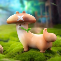 Figurines de créateurs Vegetable Fairy, Boîte mystère d'animaux hybrides chou-fleur-chien, Jouet anti-stress apaisant, Vente en gros OEM