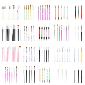 Lot de stylos de nail art en gros, pinceaux en nylon pour la peinture au gel UV, la sculpture de cristaux, le liner fin, la conception de <span class=keywords><strong>manucure</strong></span> et les outils de nail art pour salon - Product Image 1