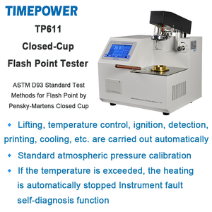 TIMEPOWER TP611 ASTM D93 Automatischer Flammpunkttester für Geschlossene Kelche mit Zwangsluftkühlung, 1er-Auflösung, Effizient und Präzise - Product Image 2