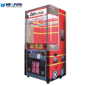 Alta calidad peluquería cut Premio tijeras de corte máquina de juego de premio/corte ur premio la diversión para <span class=keywords><strong>arcade</strong></span> centro - Product Image 2