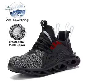 Chaussures <span class=keywords><strong>de</strong></span> sécurité légères et respirantes unisexe avec embout en acier anti-perforation, style sport, pour homme, à prix abordable - Product Image 3