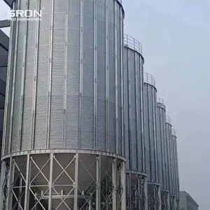 Assembly Bolted Cone Bottom 2000 Tons Grain Storage Silo
