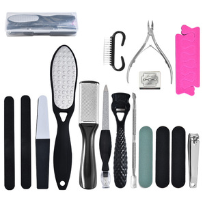 Lime à pieds Offre Spéciale Ciseaux de soin des pieds Kits de lime à ongles 17 pièces Ensemble de <span class=keywords><strong>manucure</strong></span> et de pédicure - Product Image 2