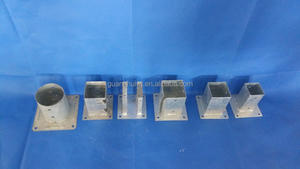 แผ่นยึดเสา/ฐานเสาแบบยึดด้วยสลักเกลียว/ฐานเสาแบบกลมและสี่เหลี่ยมสำหรับรั้ว - Product Image 5