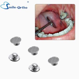 Bottone linguale dentistico ortodontico legabile con Base rotonda/quadrata per vendita calda <span class=keywords><strong>MIM</strong></span> un pezzo bottone linguale da - Product Image 2