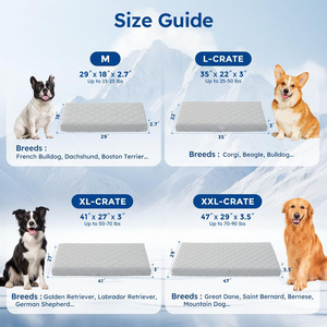 Orthopedic Cooling Dog Bed for Pets Pet <b>Temperature</b>-reducing mat gel with Removable Washable <b>Cover</b> Summer Pad Cooling Dog Bed - Product Image 5