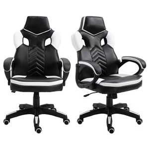 Chaise de jeu personnalisée, fabrication directe, cuir PU, pivotante, style course, chaise de bureau pour <span class=keywords><strong>ordinateur</strong></span>, chaise inclinable pour joueur - Product Image 3