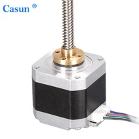 Offre spéciale Tr8x8 moteur à vis sans fin NEMA 17 petit actionneur linéaire 0.4A DC 12V 42x34mm tige filetée NEMA 17 moteurs linéaires