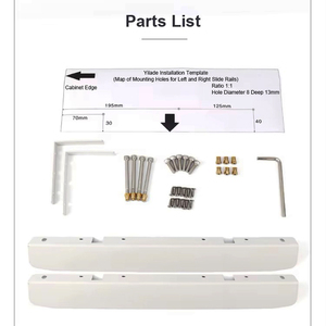 Nhiệm vụ nặng nề nối dài đường sắt Bảng bóng mang gấp Bảng trượt đường sắt Kính thiên văn đường sắt bảng - Product Image 6