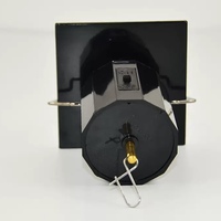 Molinillo de Viento Solar Negro con Motor de Plástico, Rotación de 360 Grados, Herramienta Manual Ligera, Capacidad de 1 kg, Para Jardín en Todas las Estaciones
