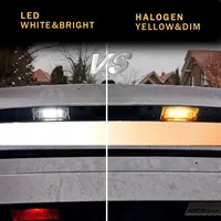 2 pièces - Ensemble d'éclairage de plaque d'immatriculation LED pour BMW E46 4D Sedan/5D Touring Série 3 Sedan Touring/Estate/Compact