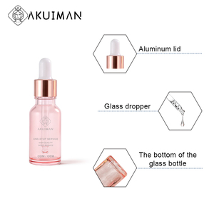 Botella de vidrio transparente esmerilado de 30ml 100ml para aceite capilar con gotero - Product Image 4