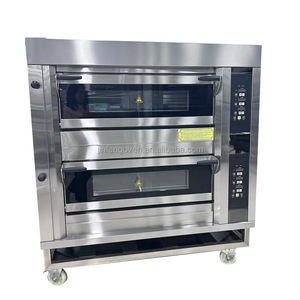 Оптовая цена, промышленная электрическая <span class=keywords><strong>3</strong></span>-х палубная печь для выпечки хлеба в европейском стиле с пароваркой, коммерческое хлебобулочное оборудование - Product Image 2