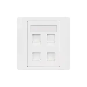 Papel tapiz de placa frontal/paneles de pared y tableros enchufe de extensión panel de enchufe de pared Cat6 CAT5 CAT5e conector de enchufe LAN Ethernet