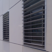 Volets Horizontaux Motorisés YASHO Industriels et Commerciaux Modernes en Alliage d'Aluminium Durables Écologiques Certifiés ISO9001