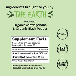 Cápsulas de Extracto de Raíz de Ashwagandha Herbales para el Cuidado de la Salud del Sueño, de Alta Calidad y Venta Caliente, para un Buen Estado de Ánimo - Product Image 5