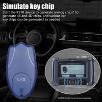 Émulateur de clé intelligente Lonsdor LKE 5 en 1 pour programmeur de clés K518ISE K518S, prend en charge la collecte de données, la détection des pannes de bobine, la décodage de clé de voiture