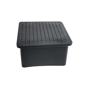 Bouchon carré pour tube 50x50mm, manchon en plastique noir pour pieds de table et de chaise, housse de protection durable - Product Image 3