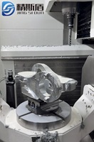 Pièces de joint de jambe robotique en aluminium usinées sur mesure par CNC, composants de précision