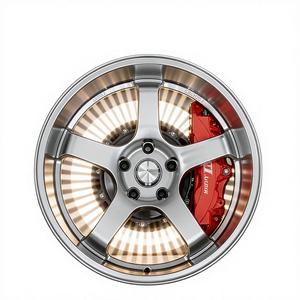 Nuevas llantas de aleación de aluminio 18X10.5 para carrocería ancha, deportivas, con borde plateado electrochapado, ¡las más vendidas en stock! - Product Image 1