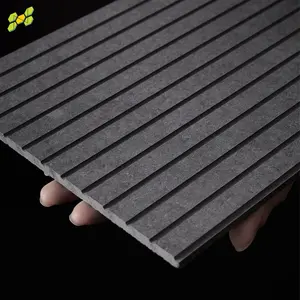 Weather Resistence Grooved Fiber Cement Board /Fireproof Wall Panels Or Fiber Cement Cladding