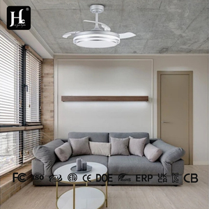 42-inch modern <b>ceiling</b> fan telescopic <b>ceiling</b> fan with LED <b>light</b> and <b>remote</b> <b>control</b> - Product Image 3
