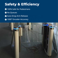 Intelligent Inox 304 Tourniquet à barrière battante pour Site industriel